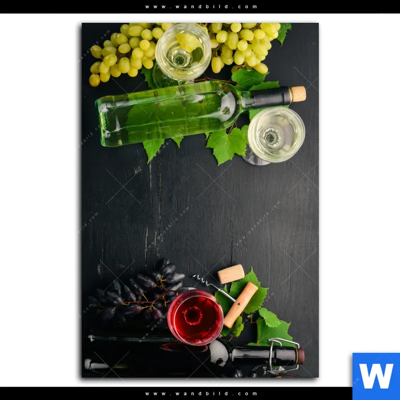Leinwandbild | Trauben | Wein | Tradition | Hochformat