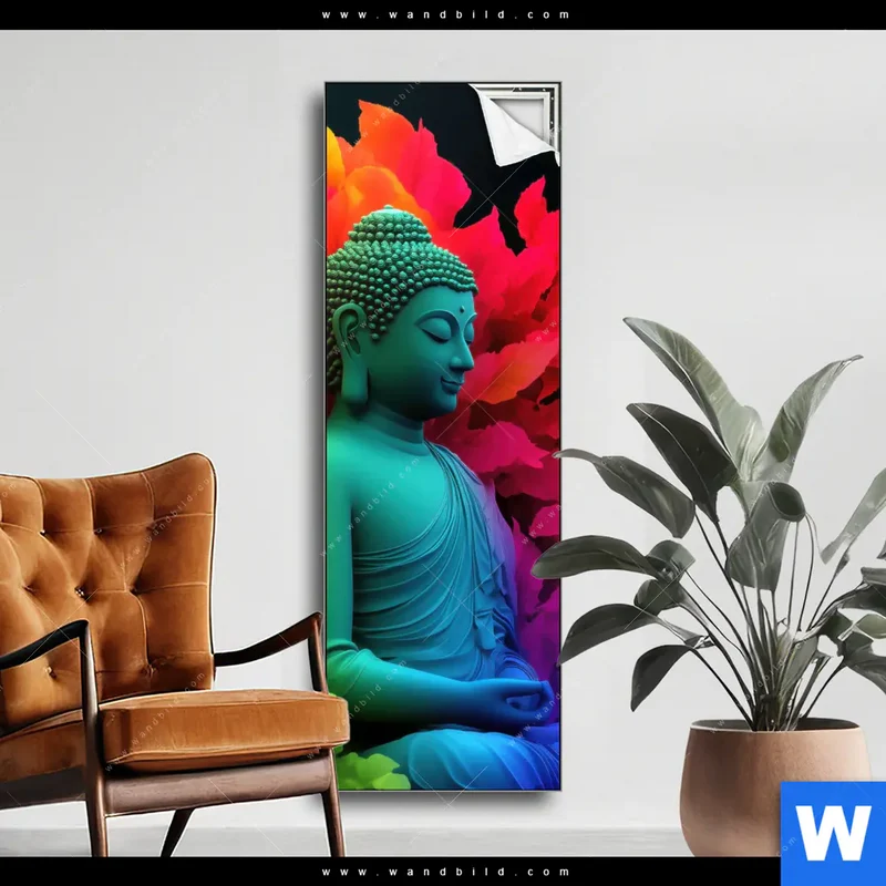 Spannbild | Meditierender Buddha | Schmal