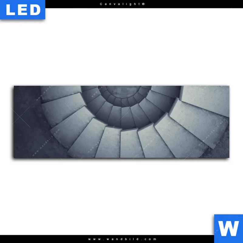 Canvalight® Leuchtbild | Stufen der Unendlichkeit | Panorama
