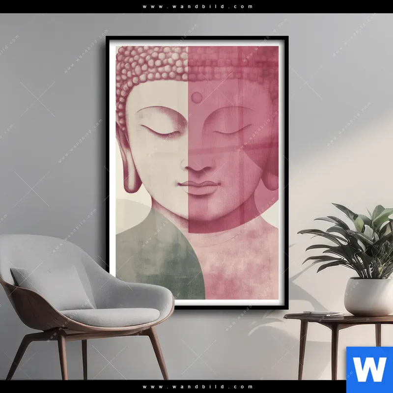 Poster | Buddha in sanfter Balance | Hochformat