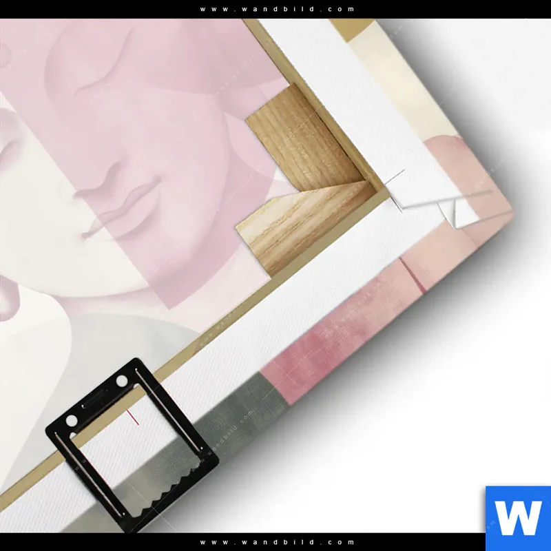 Leinwandbild | Buddha in sanfter Balance | Quadrat