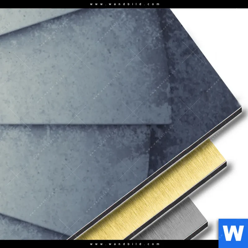 Aluminiumbild gebürstet | Stufen der Unendlichkeit | Panorama
