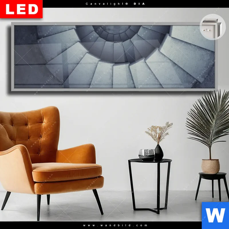 Leuchtbild Acrylglas Canvalight® DIA | Stufen der Unendlichkeit | Panorama