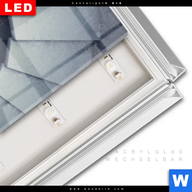 Leuchtbild Acrylglas Canvalight® DIA | Stufen der Unendlichkeit | Panorama