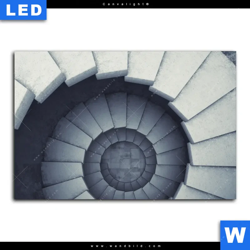 Canvalight® Leuchtbild | Stufen der Unendlichkeit | Querformat