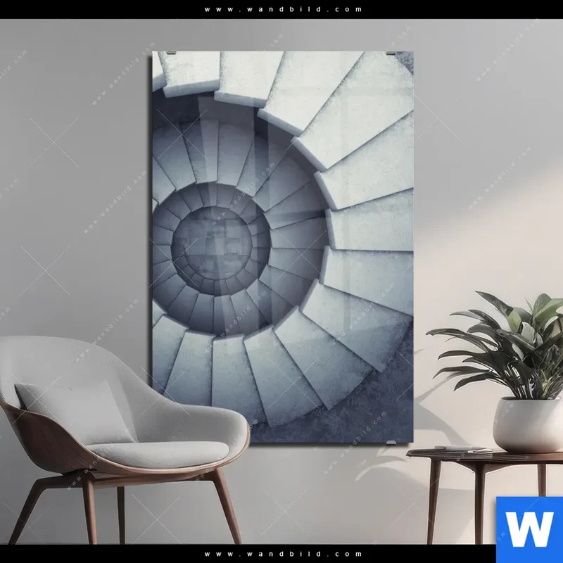 Acrylglasbild | Stufen der Unendlichkeit | Hochformat