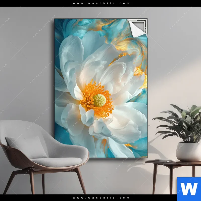 Spannbild | Blüte im goldenen Licht | Hochformat