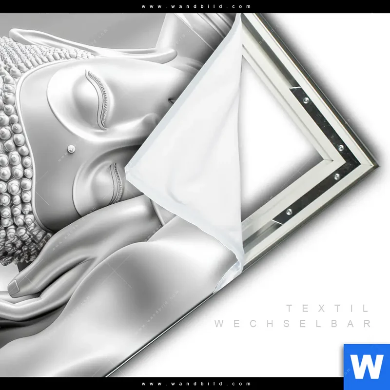 Spannbild | Buddha - Stille des Erwachens | Quadrat