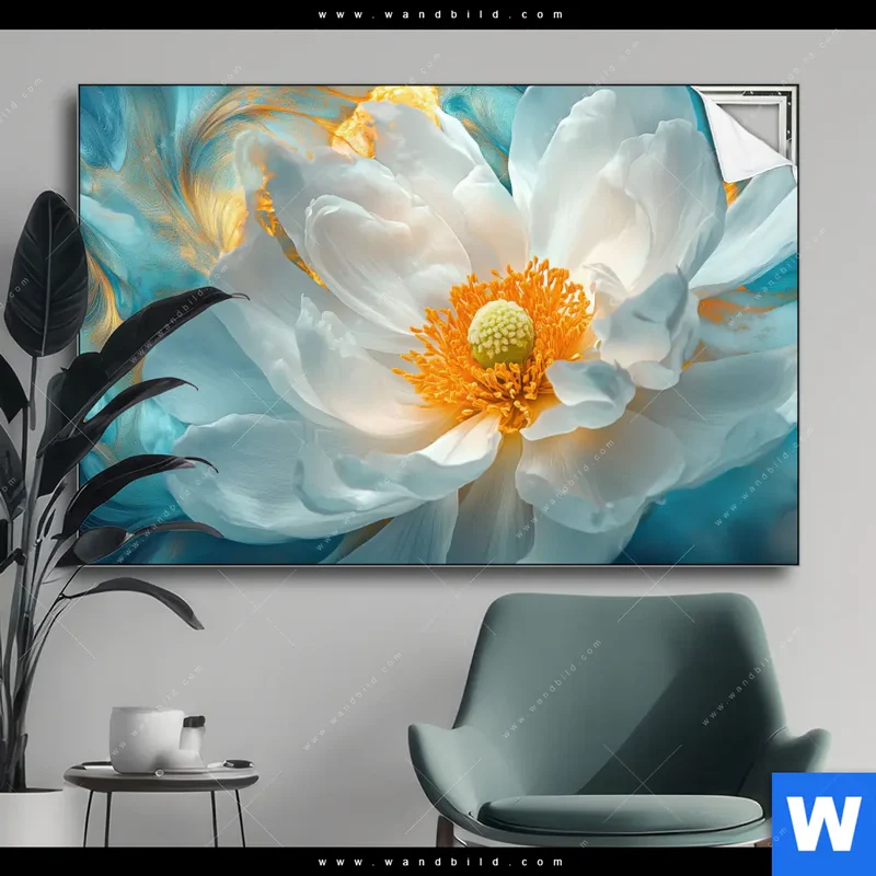Spannbild | Blüte im goldenen Licht | Querformat