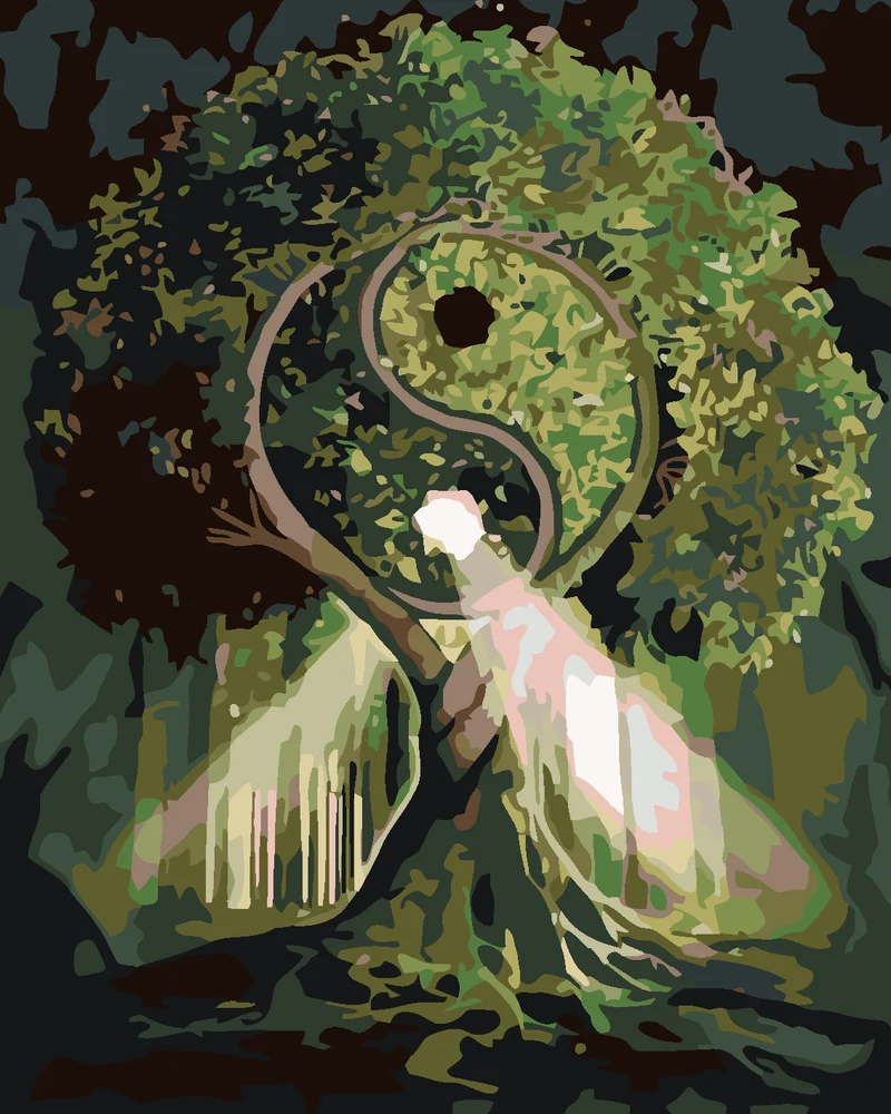 Diamond painting - BAUM DER HARMONIE