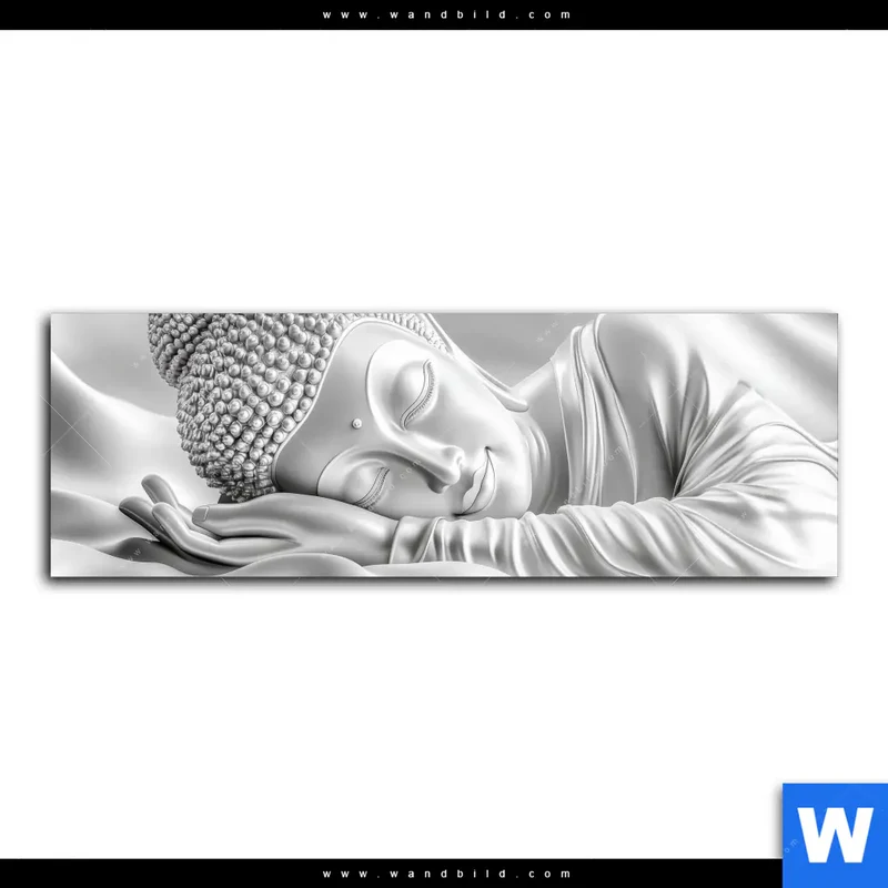 Leinwandbild | Buddha - Stille des Erwachens | Panorama