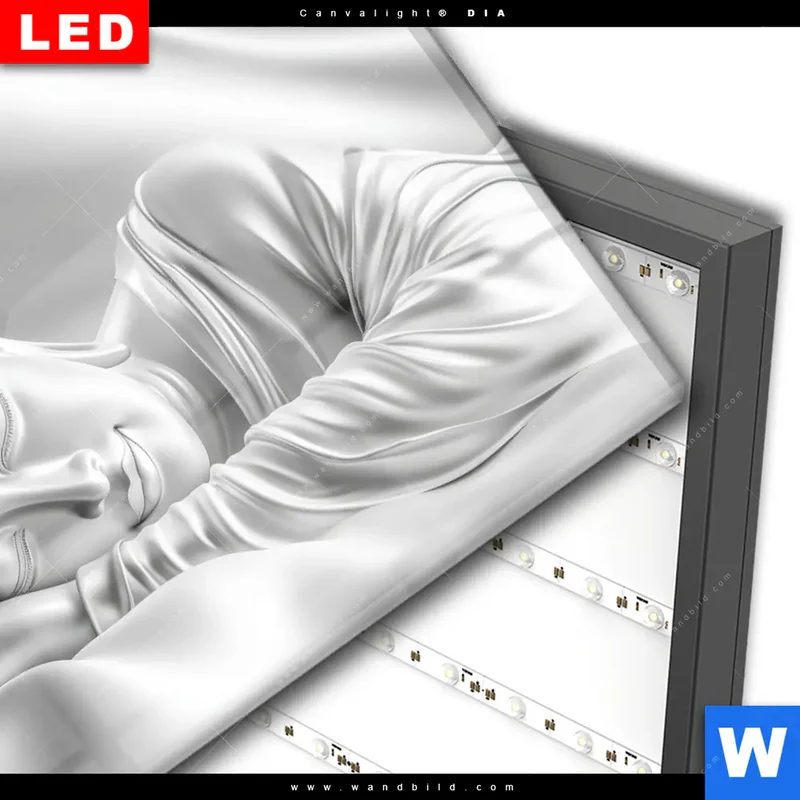 Wechselmotiv Acrylglas Canvalight® DIA | Buddha - Stille des Erwachens | Querformat