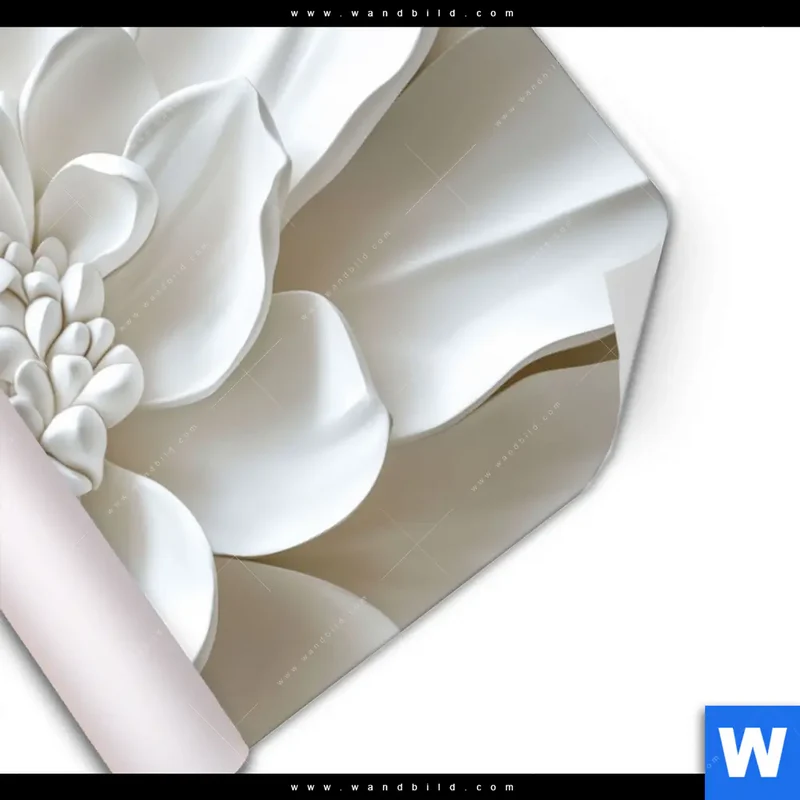 Poster | Weiße Blüte | Hochformat