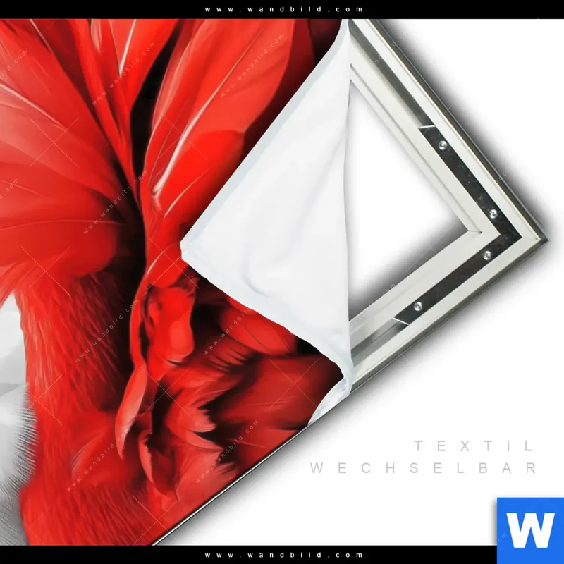 Spannbild | Roter Flamingo | Querformat