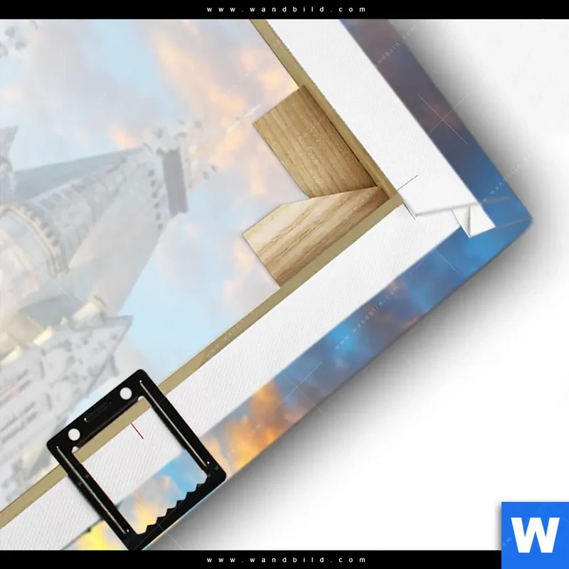 Leinwandbild | Tower Bridge im Abendglanz | Schmal