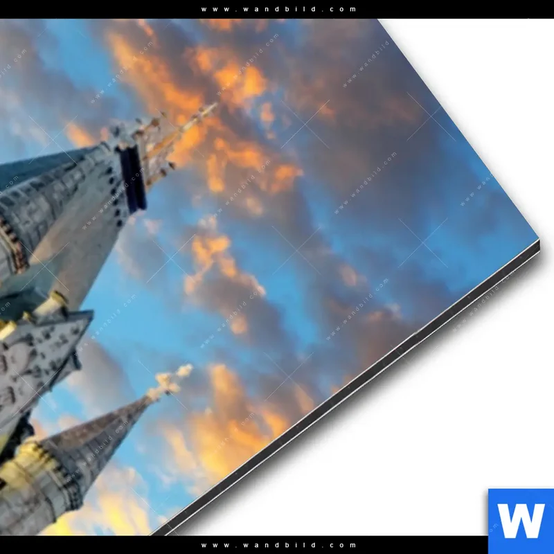 Alu-Dibond Bild | Tower Bridge im Abendglanz | Schmal