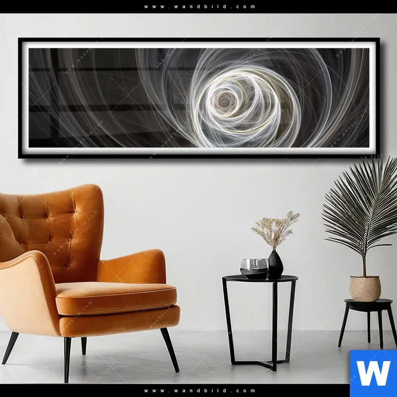 Poster | Lichtmalerei - Tanz der Linien | Panorama