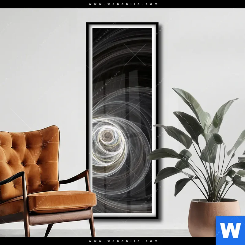 Poster | Lichtmalerei - Tanz der Linien | Schmal