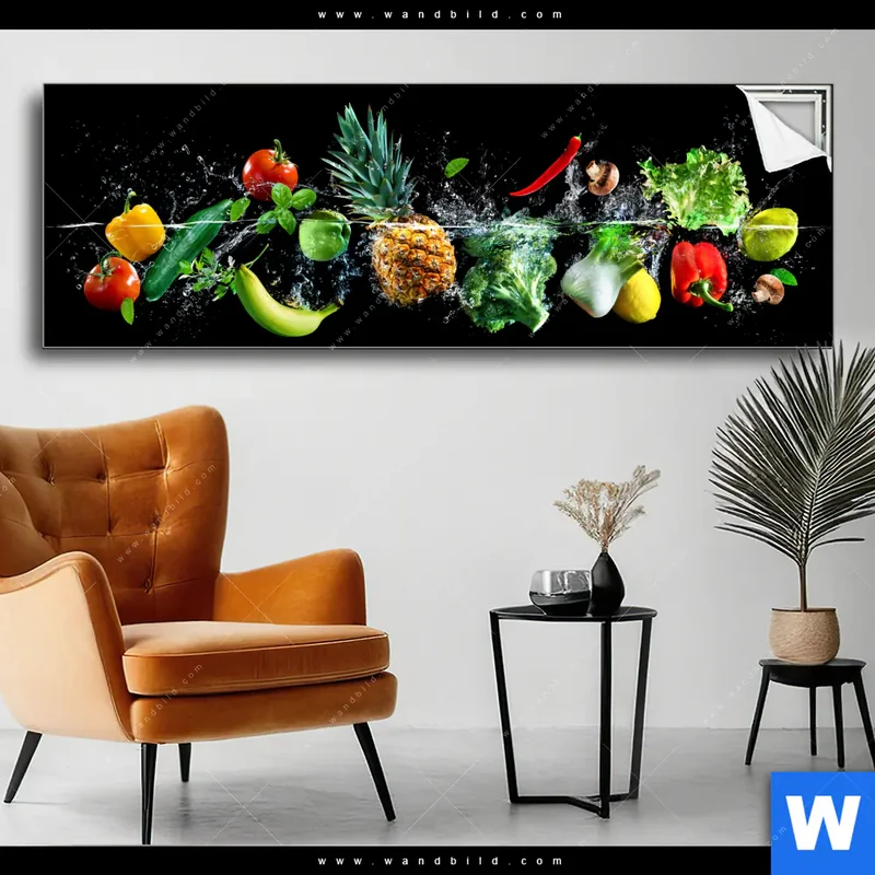 Spannbild | Obst & Gemüse - Splash-Moment | Panorama