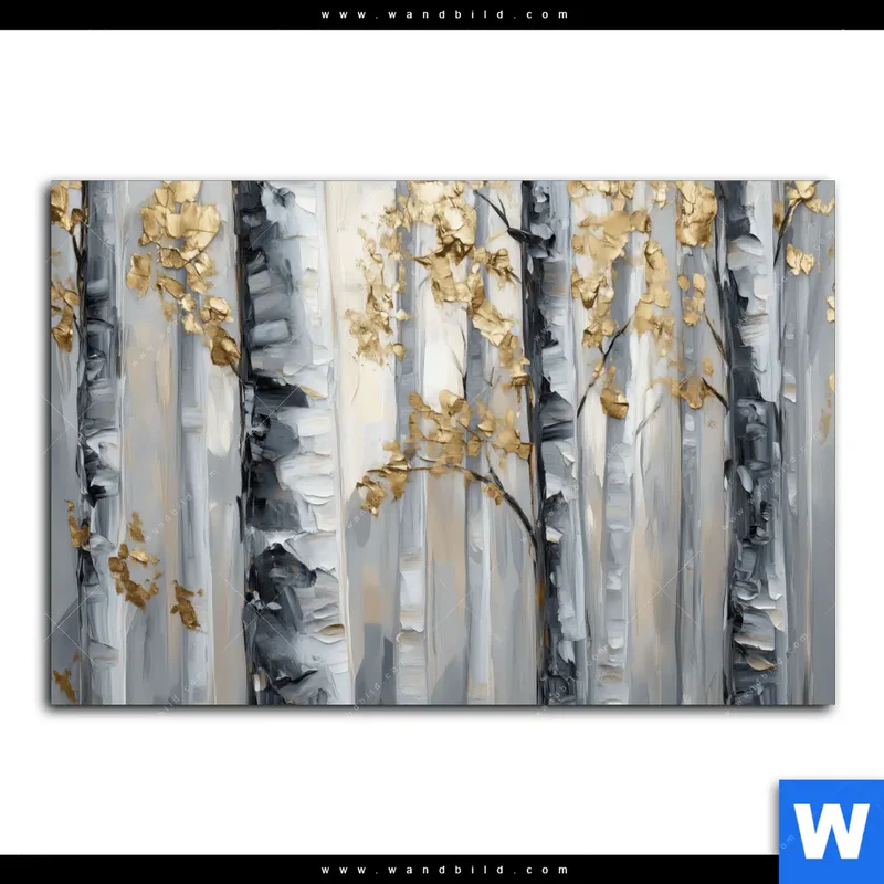 Leinwandbild | Stille im Wald | Querformat