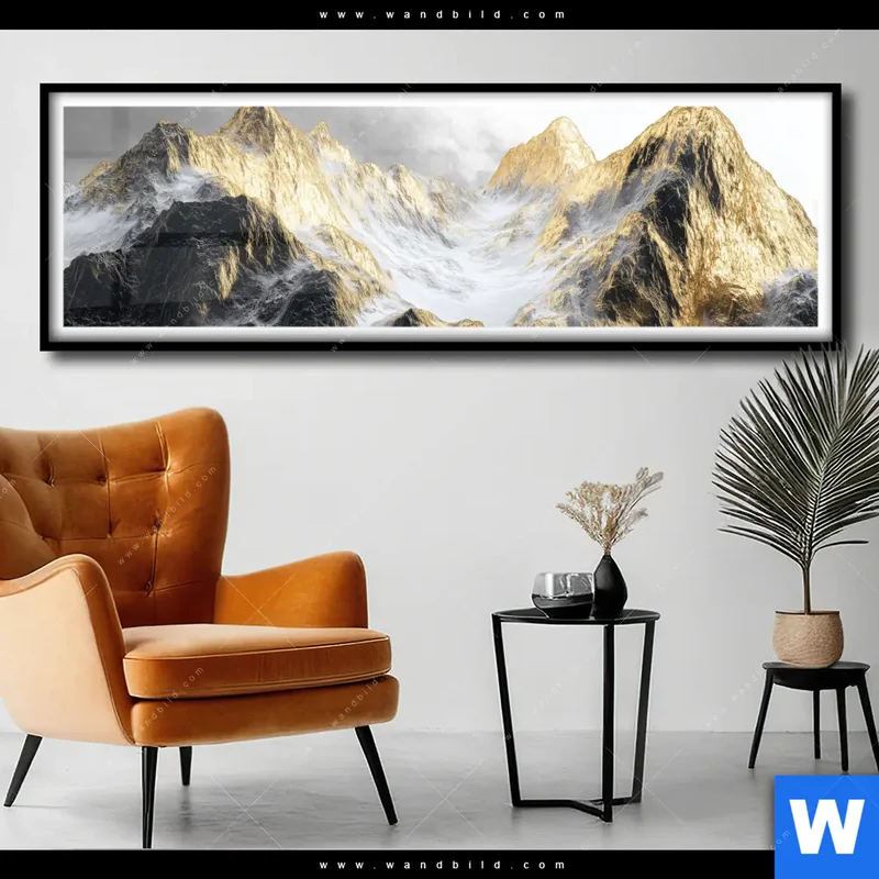 Poster | Stille der goldenen Berge | Panorama