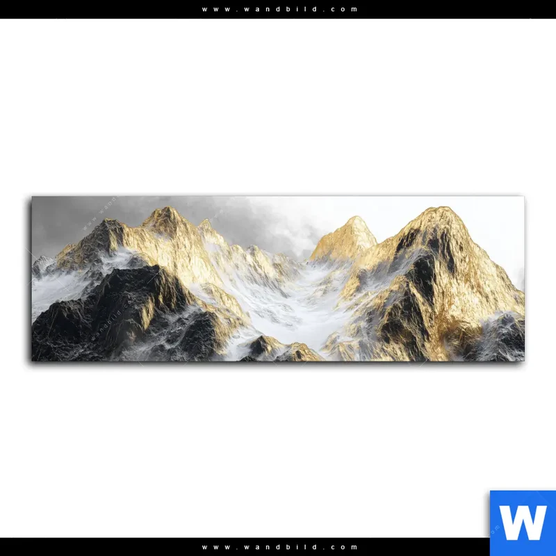 Poster | Stille der goldenen Berge | Panorama