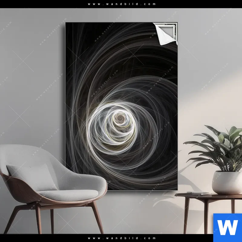 Spannbild | Lichtmalerei - Tanz der Linien | Hochformat
