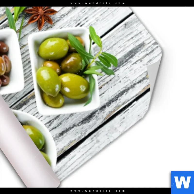 Poster | Mediterrane Olivenvielfalt | Schmal