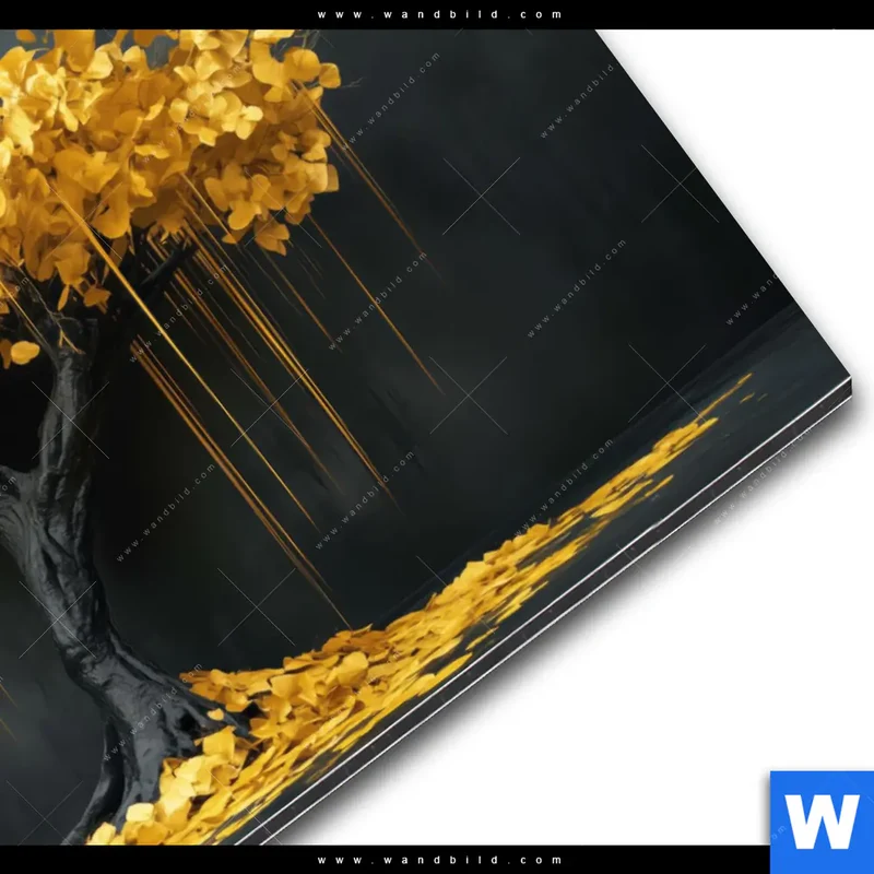Alu-Dibond Bild | Goldener Lebensbaum | Querformat