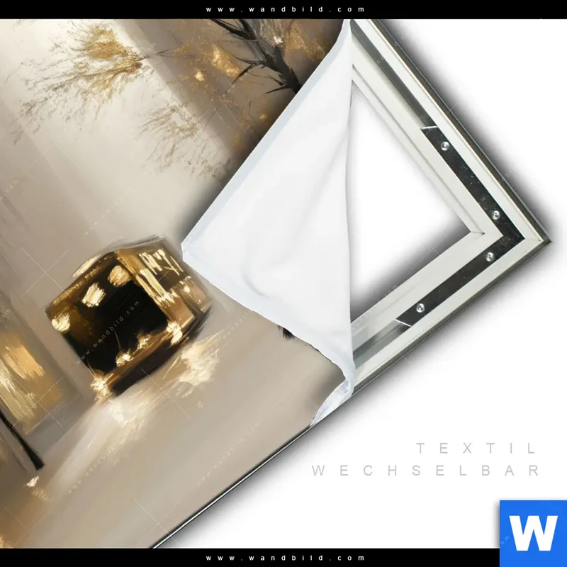 Spannbild | Goldene Stille der Großstadt | Quadrat