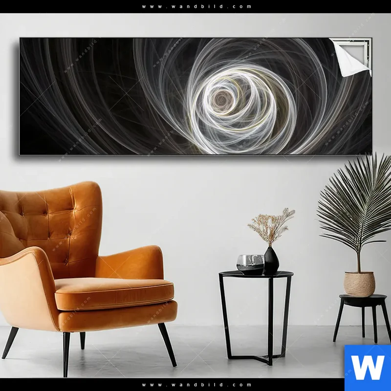 Spannbild | Lichtmalerei - Tanz der Linien | Panorama