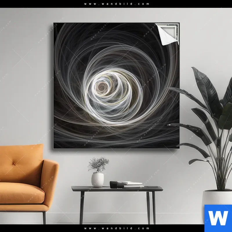 Spannbild | Lichtmalerei - Tanz der Linien | Quadrat