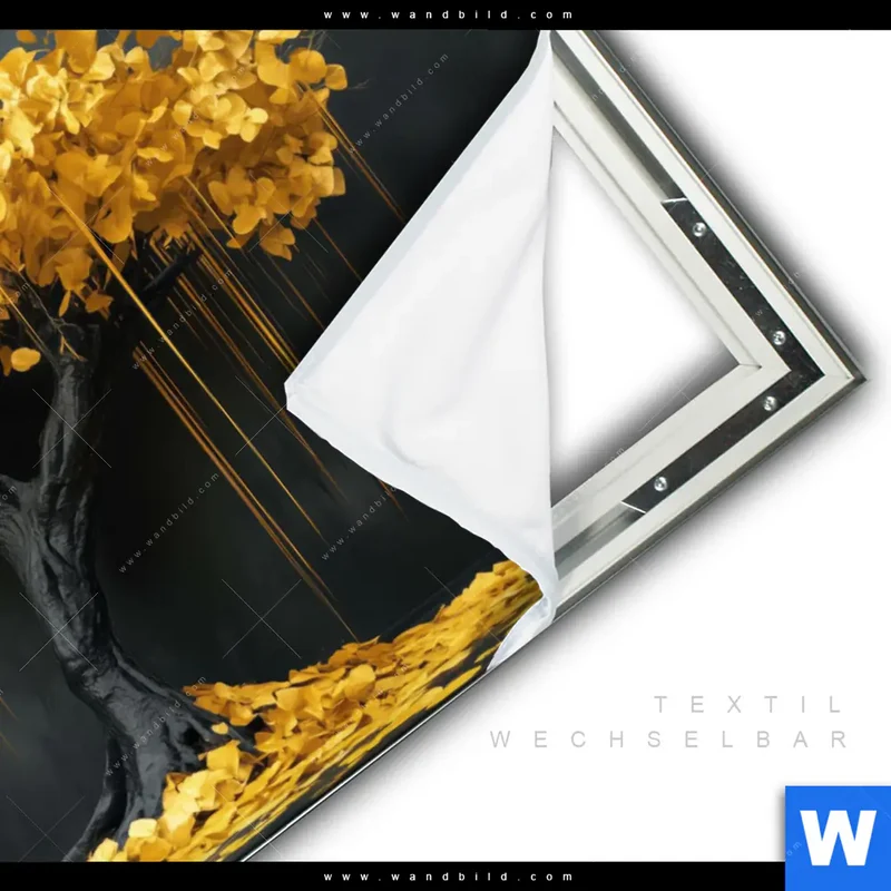 Spannbild | Goldener Lebensbaum | Querformat