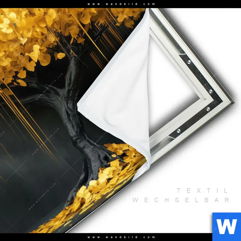 Spannbild | Goldener Lebensbaum | Quadrat
