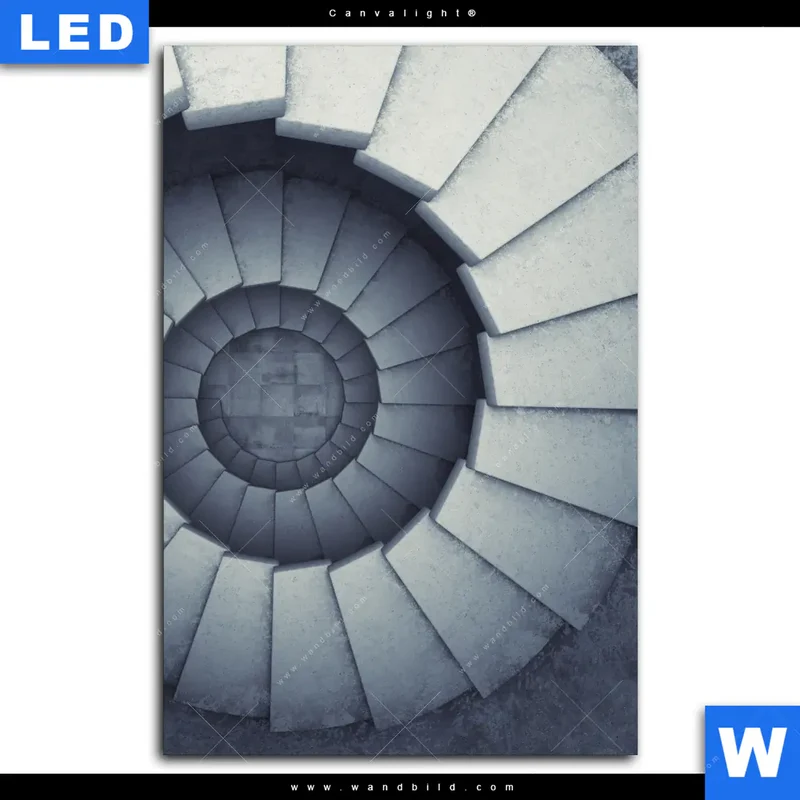 Canvalight® Leuchtbild | Stufen der Unendlichkeit | Hochformat