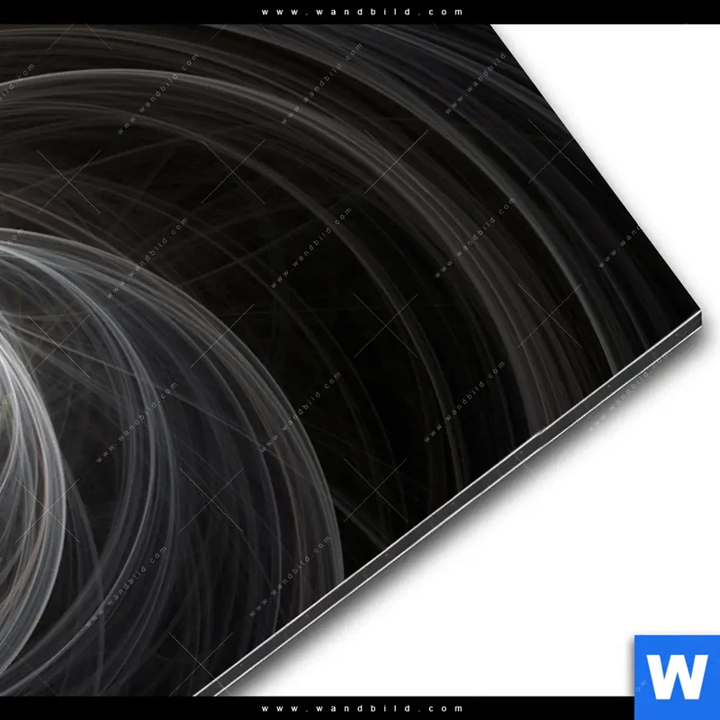 Alu-Dibond Bild | Lichtmalerei - Tanz der Linien | Hochformat