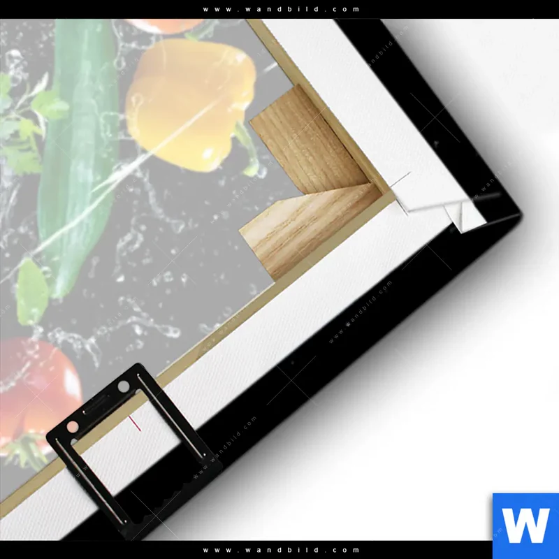 Leinwandbild | Obst & Gemüse - Splash-Moment | Schmal