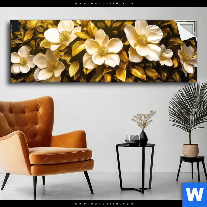 Spannbild | Blütenbaum im Luxusdesign | Panorama