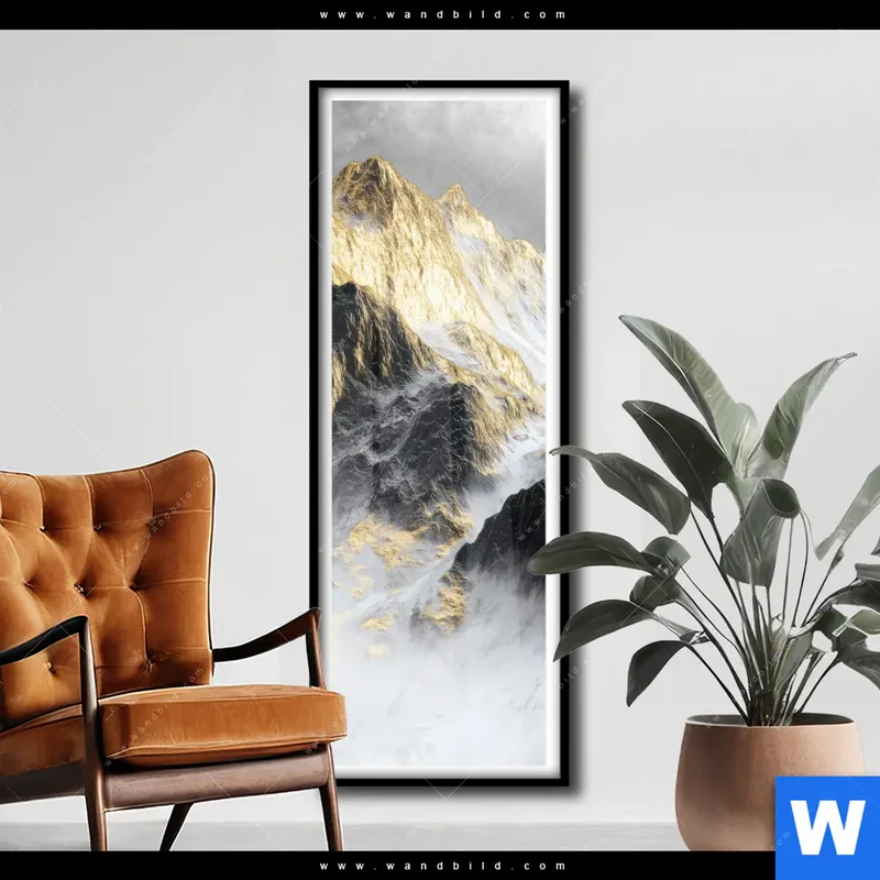 Poster | Stille der goldenen Berge | Schmal