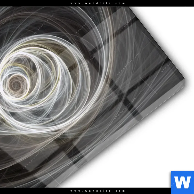 Acrylglasbild | Lichtmalerei - Tanz der Linien | Querformat