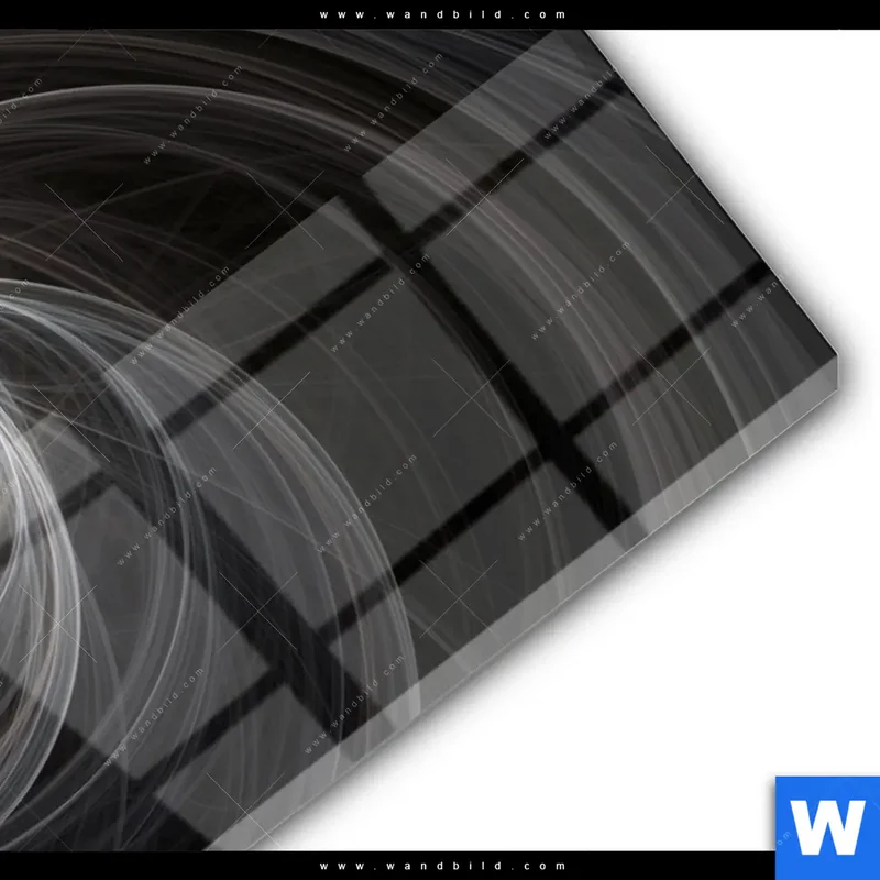 Acrylglasbild | Lichtmalerei - Tanz der Linien | Hochformat