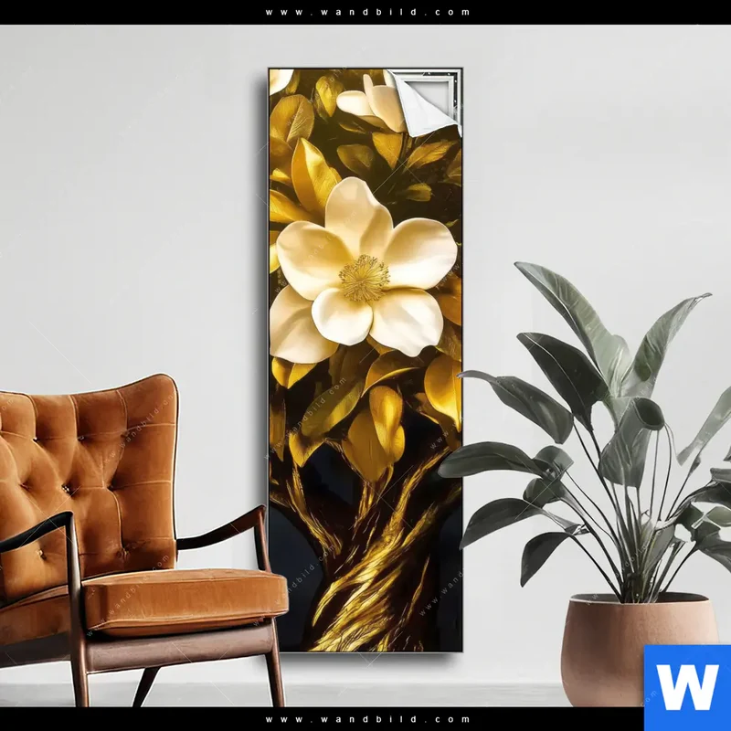 Spannbild | Blütenbaum im Luxusdesign | Schmal