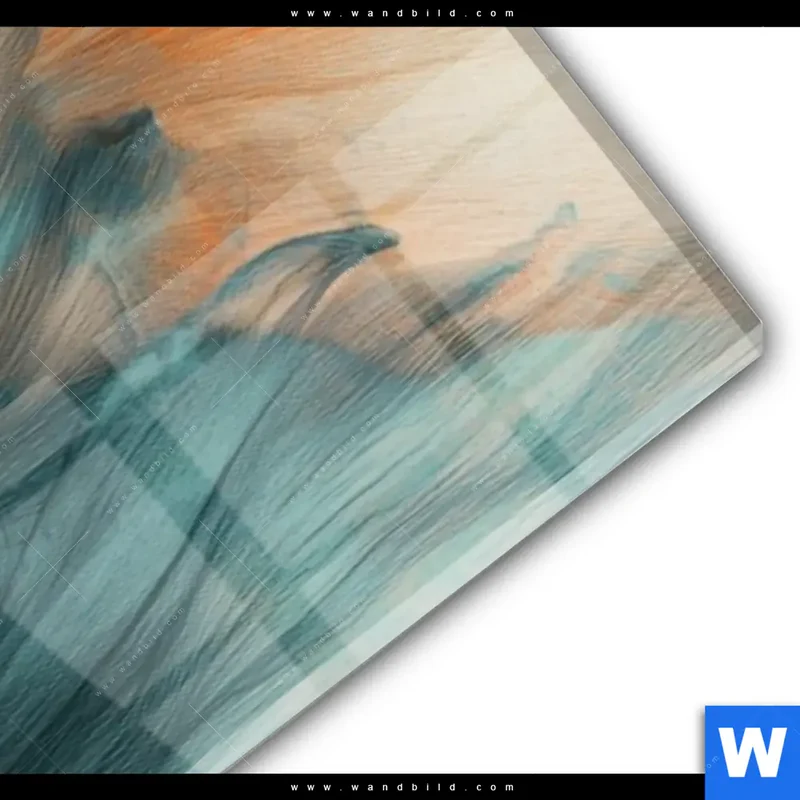 Acrylglasbild | Verhüllte Schönheit | Schmal