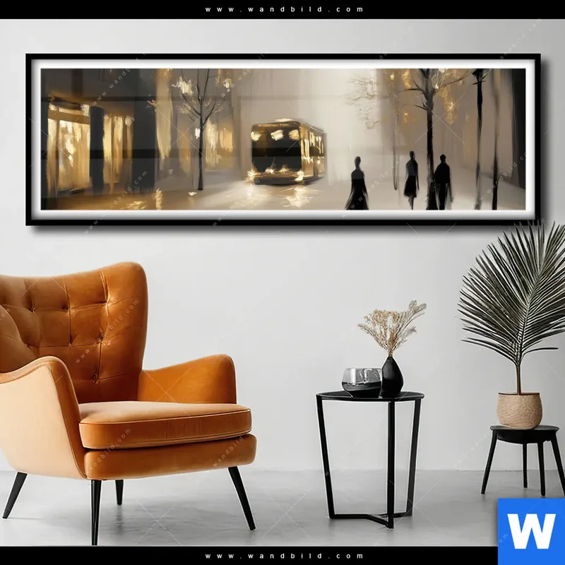 Poster | Goldene Stille der Großstadt | Panorama