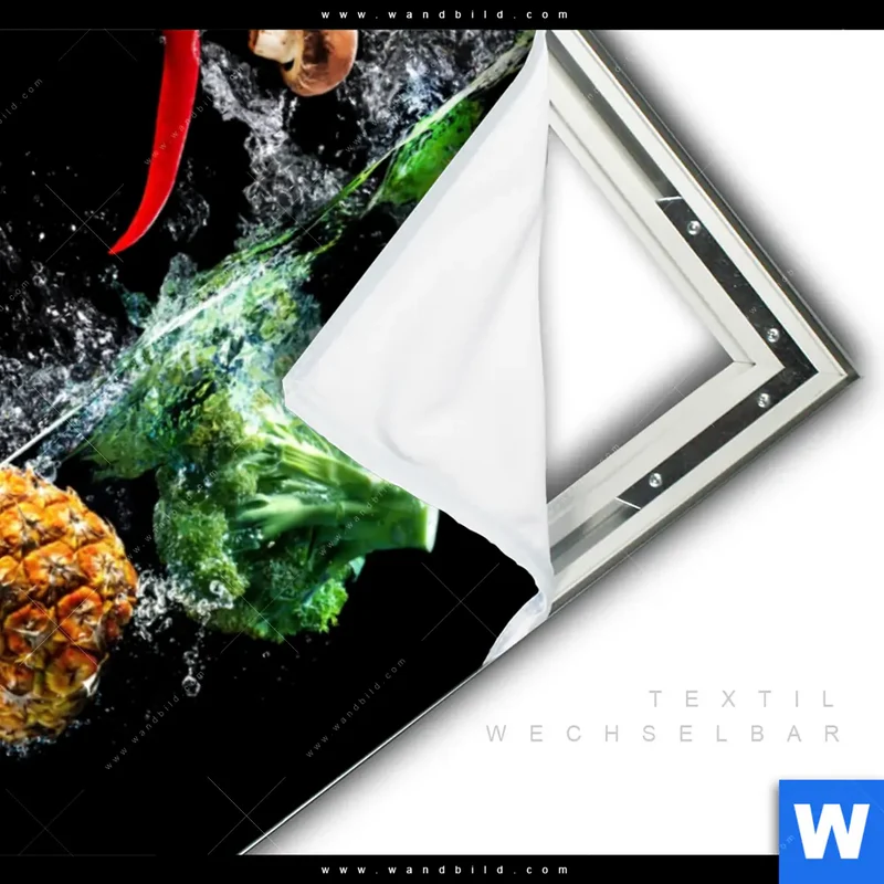 Spannbild | Obst & Gemüse - Splash-Moment | Querformat