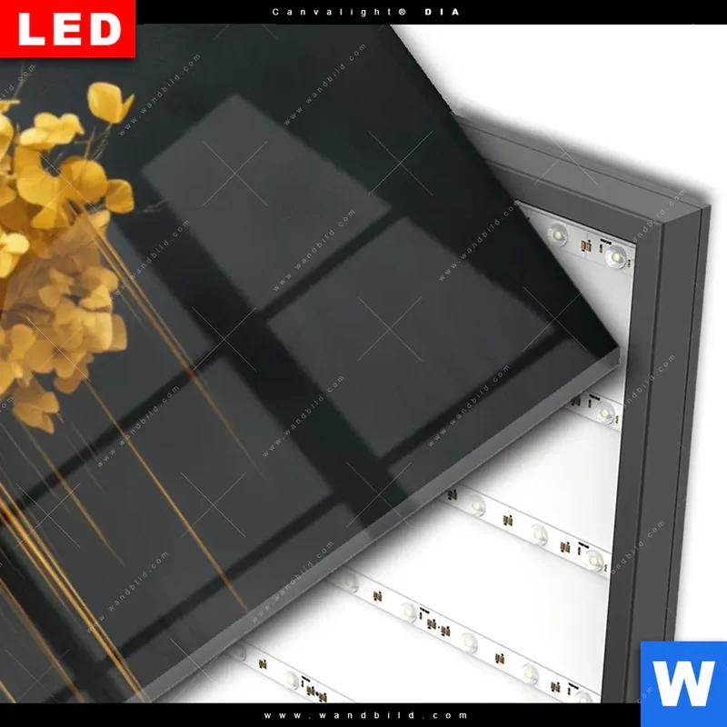 Wechselmotiv Acrylglas Canvalight® DIA | Goldener Lebensbaum | Panorama