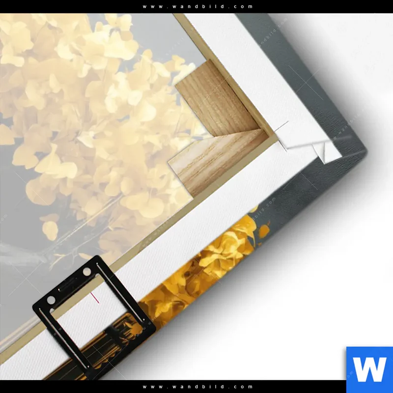 Leinwandbild | Goldener Lebensbaum | Hochformat