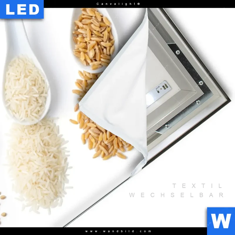 Canvalight® Leuchtbild | Vielfalt im Löffel | Querformat
