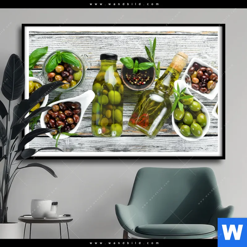 Poster | Mediterrane Olivenvielfalt | Querformat