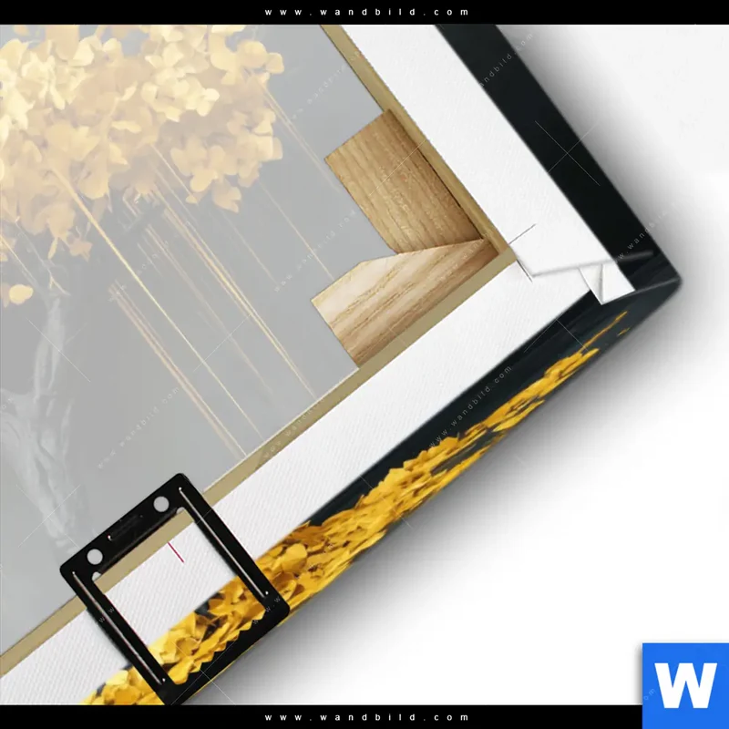 Leinwandbild | Goldener Lebensbaum | Querformat